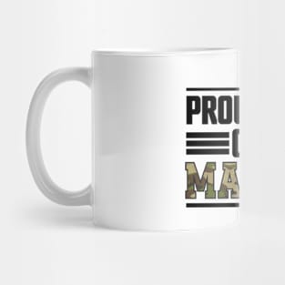 Proud Mom of a Marine Army Marine Mom Mug